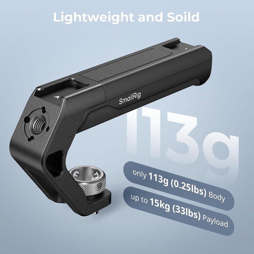 SmallRig ARRI Locating Top Handle (Tiny) with Two Cold Shoe Mounts 4757