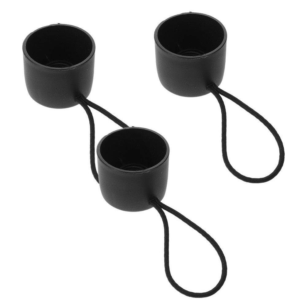 3 PCS Umbrella Handle Grip Cover Replacement with Strap Matte Plastic