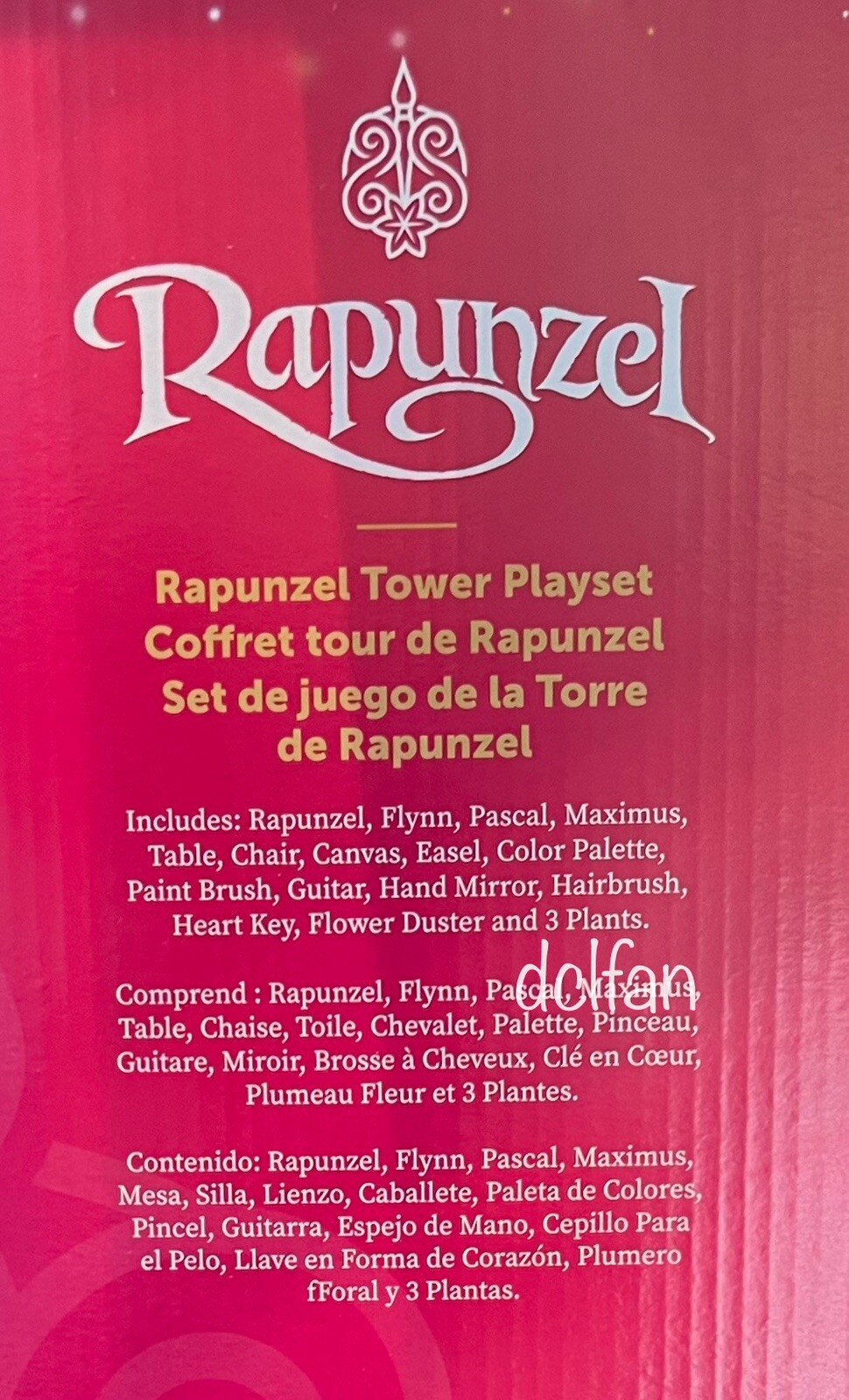 Disney Parks 2024 Tangled Rapunzel Tower Playset Flynn Maximus NEW