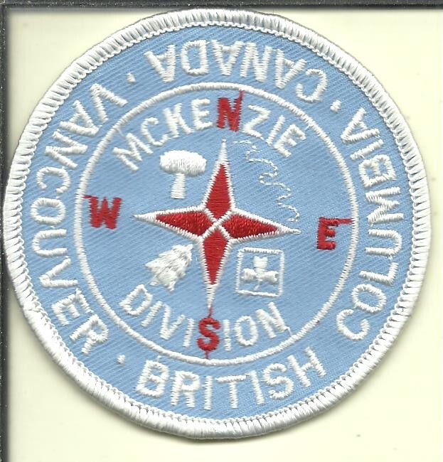 Mackenzie Division Vancouver B.C. Canada Patch