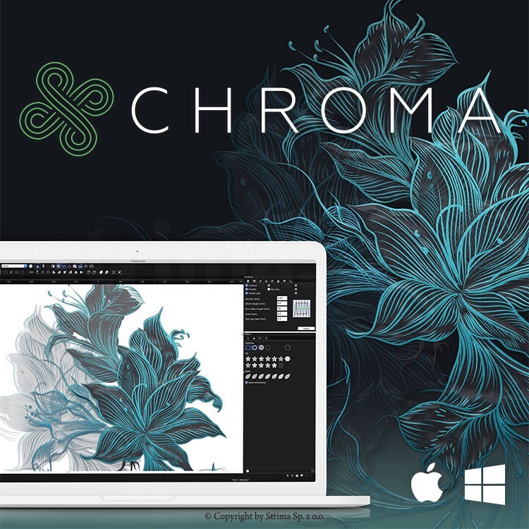 DISCOUNTED Ricoma Chroma PLUS Digitizing Software for Embroidery Machine
