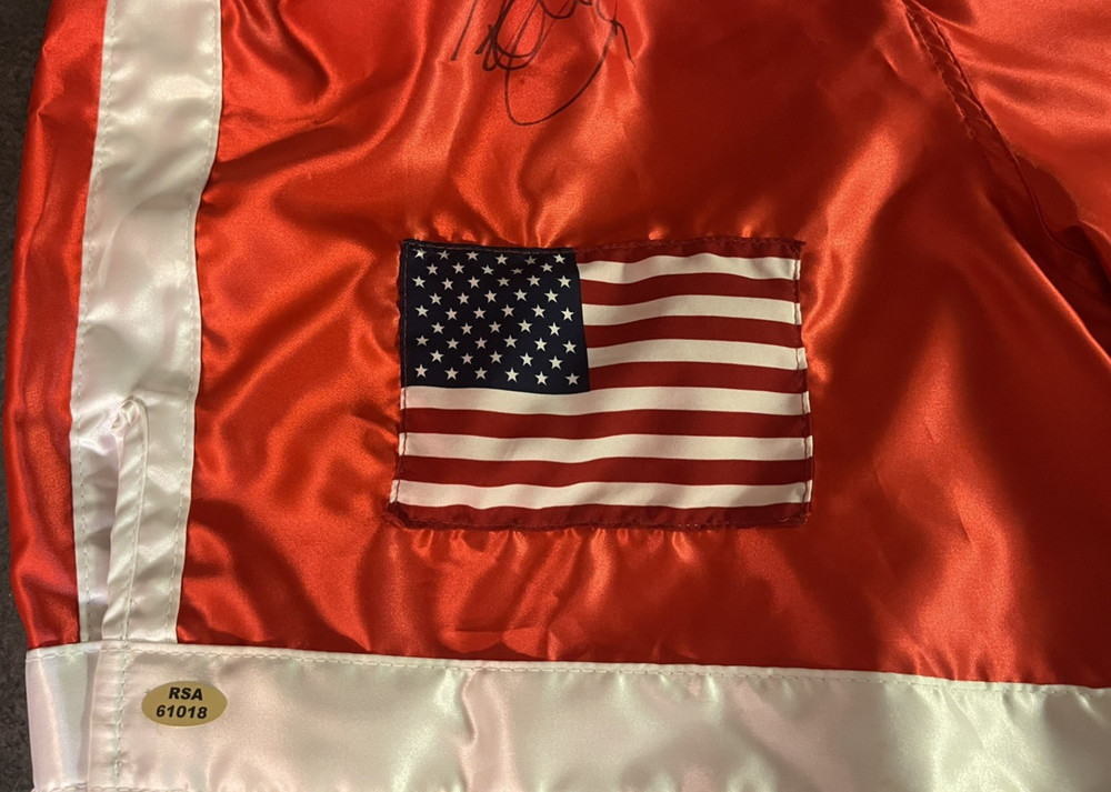 SYLVESTER STALLONE GAME MODEL EVERLAST BOXING TRUNKS SIZE XL