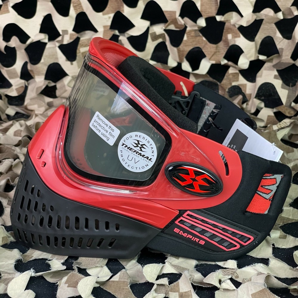 NEW Empire E-Flex Paintball Mask - Red