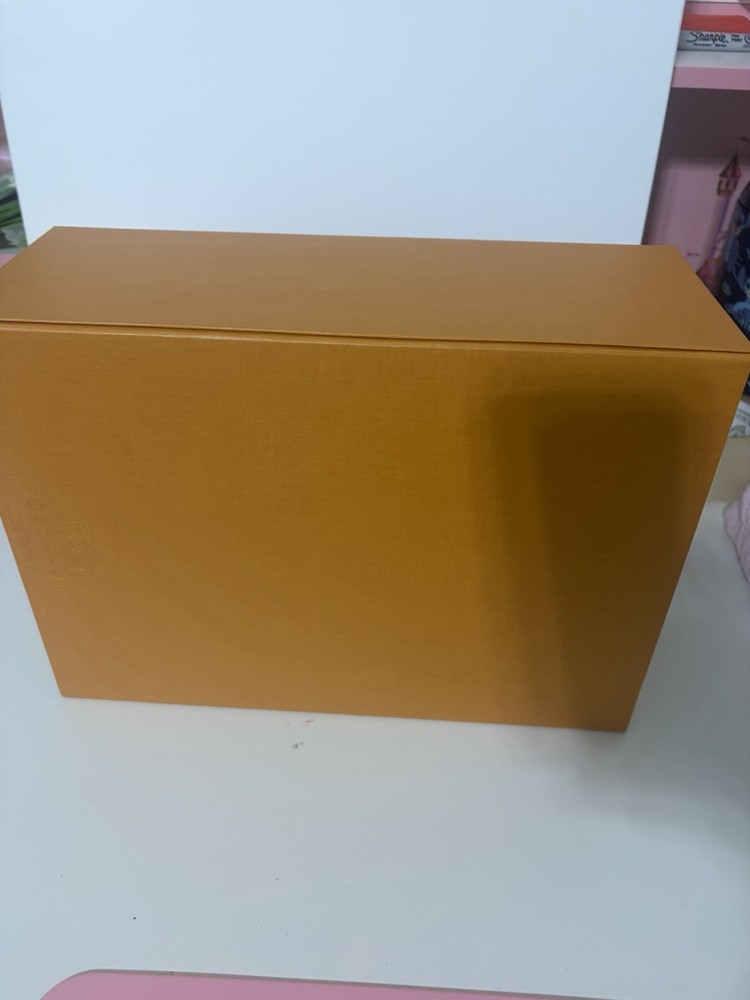 Louis Vuitton Orange Solid Large Rectangle Cardboard Gift Box, Contemporary