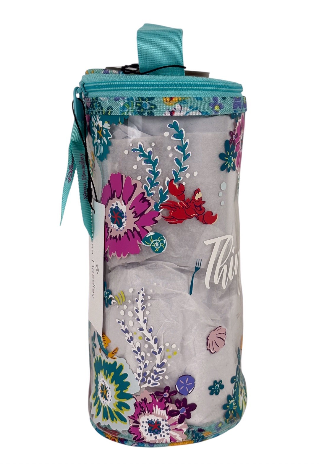 Vera Bradley Disney Ariel Floral Little Mermaid Lotion Bag