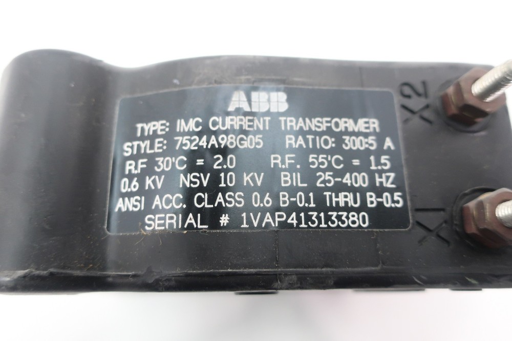 Abb 7524A98G05 Current Transformer 300:5