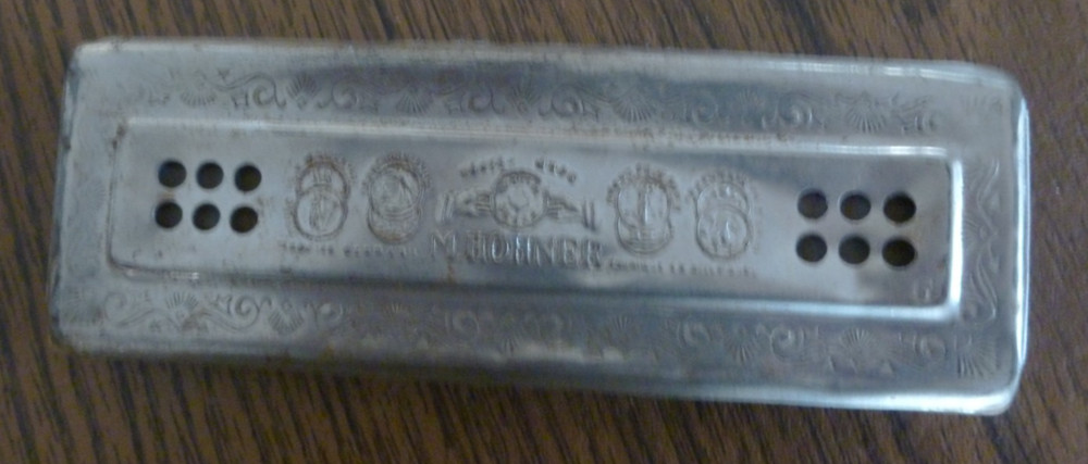 Harmonica ECHO M HOHNER GERMANY (H) BIIG SIZE WITH TWO ROW FROM EACH SIDE