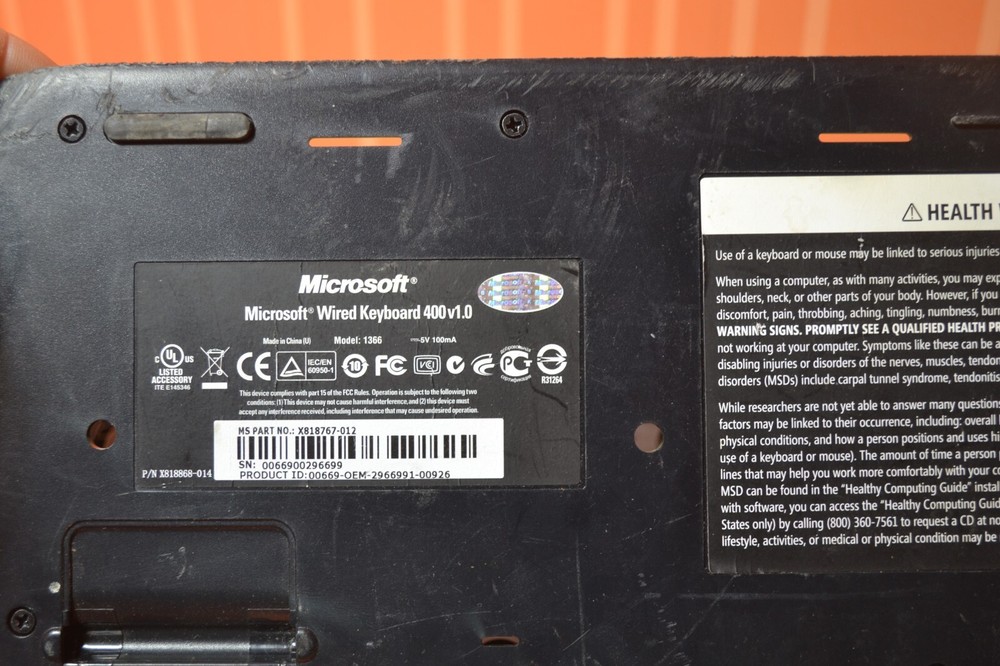 Replacement keys, for Keyboard Microsoft 400