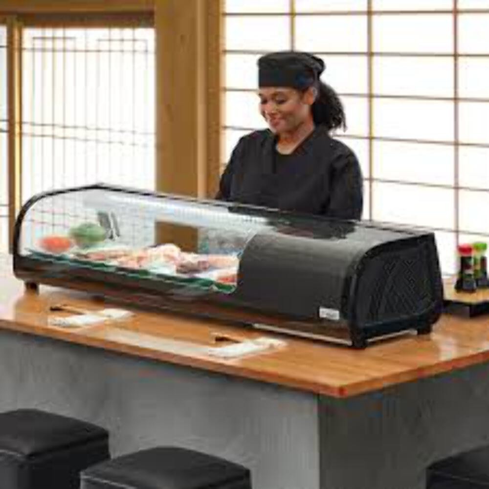 EMPEROR'S SELECT CSD-60 Countertop Refrigerated Sushi Display Case 115V 1/6HP Sz