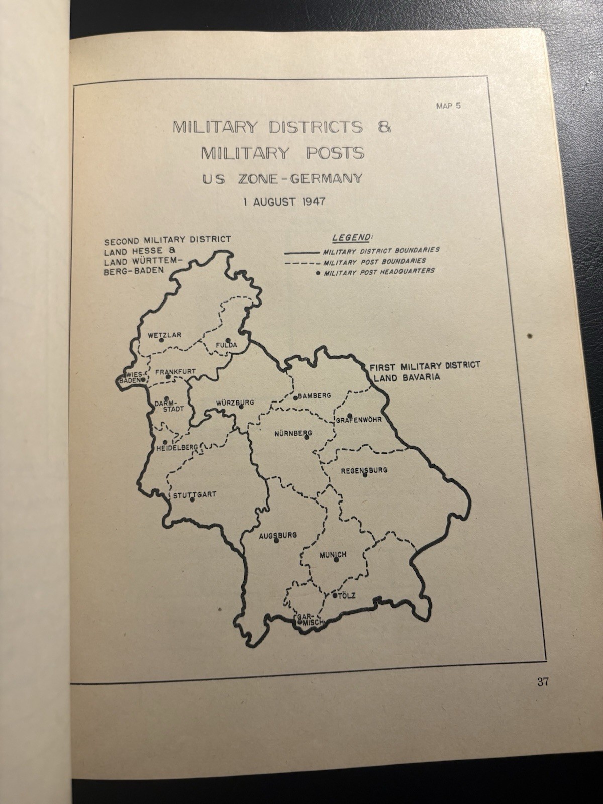 SIGNED American Military Occupation Germany 1945-53 USAREUR WWII HC