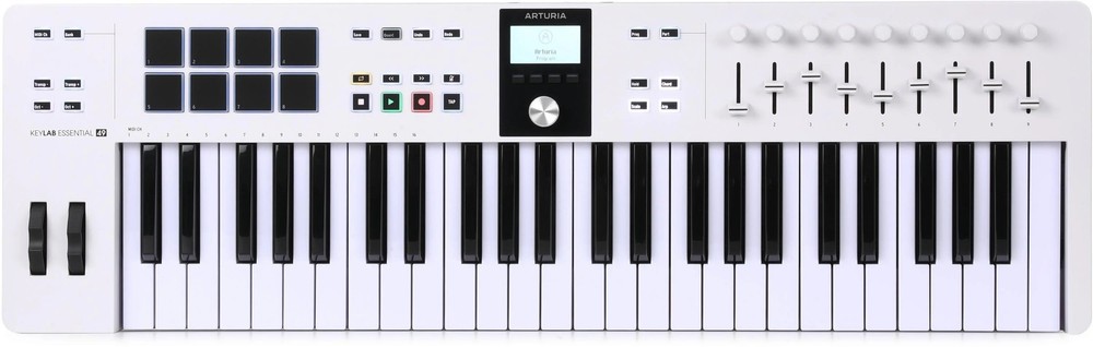 Arturia KEYLAB 49 Essential USB/MIDI Controller, White