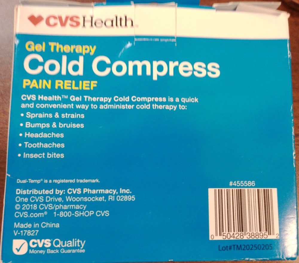 Cold Compress Pain Relief