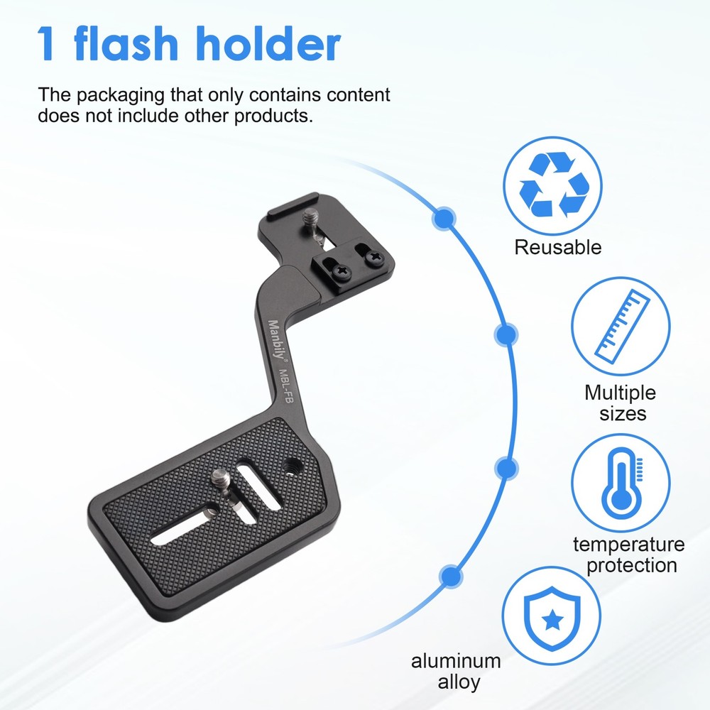 Vertical Flash Bracket Professional Multi-Functional Portable Convenient4891