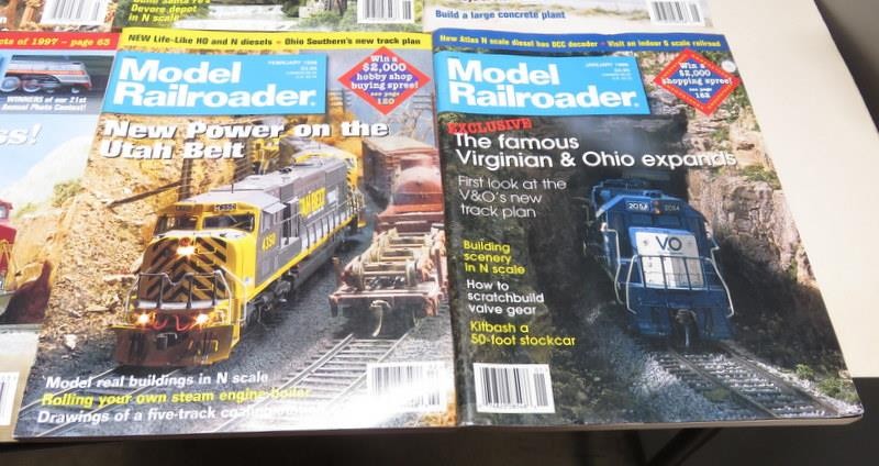 Model Railroader Magazine Complete Year 1998 - 12 Issues