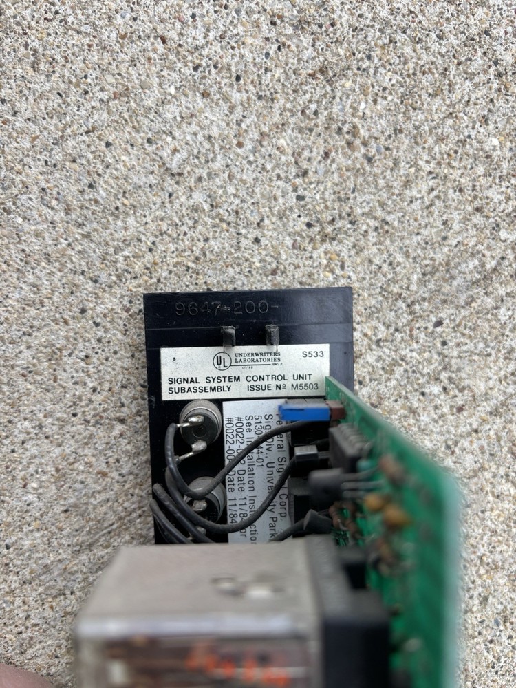 Signal System Subassembly M5503 Control Unit