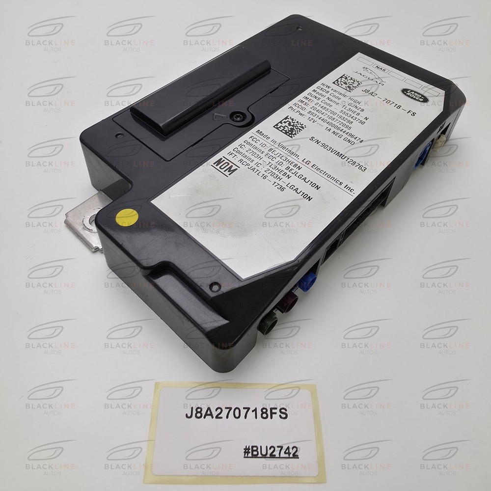 2017-2022 Range Rover Velar TELEMATICS CONTROL MODULE J8A270718FS