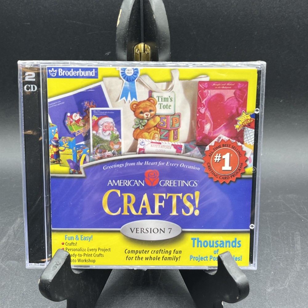 American Greetings Crafts CD Version 7 PC Software - NEW