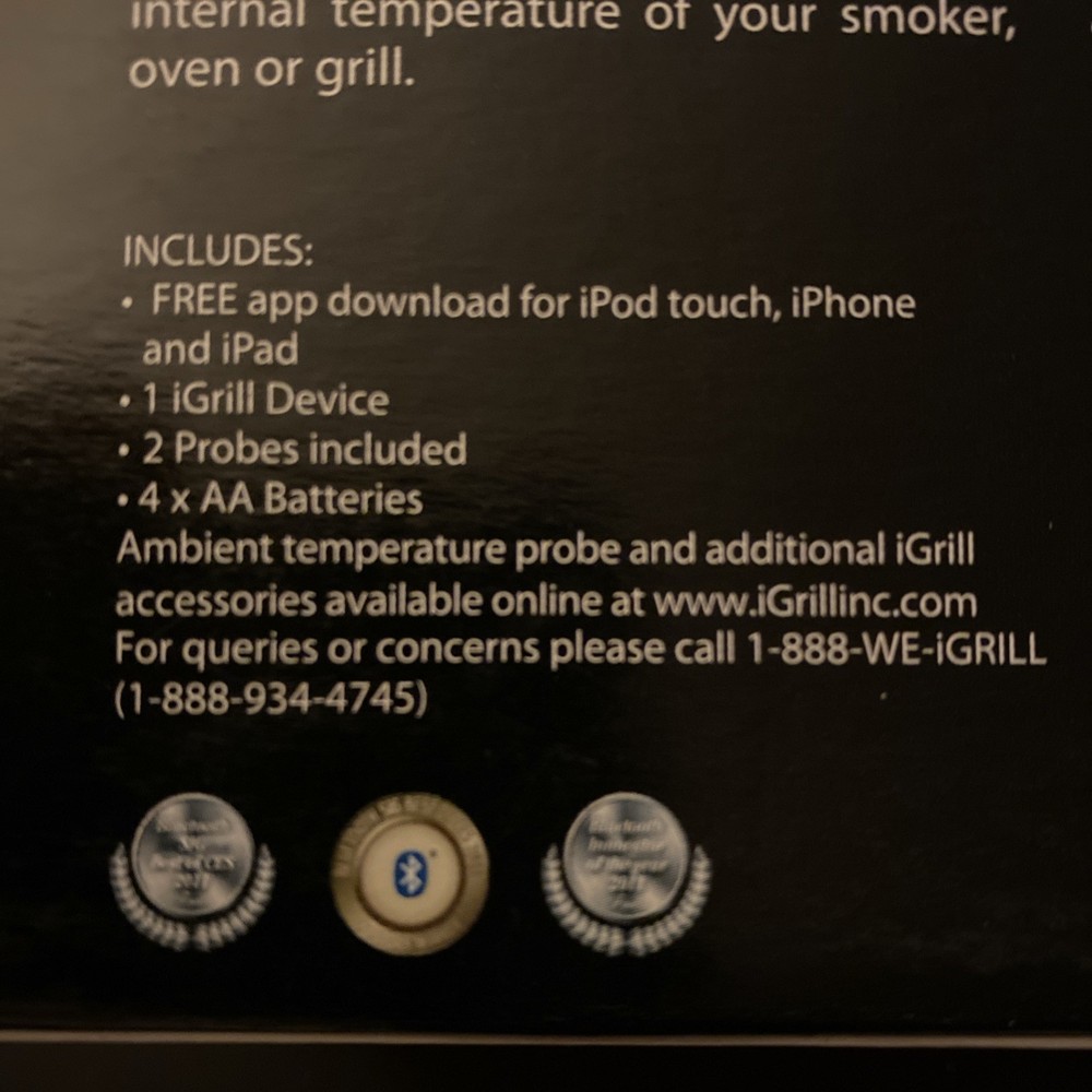 iGrill Bundle Wireless Thermometer + 4 new probes for Apple