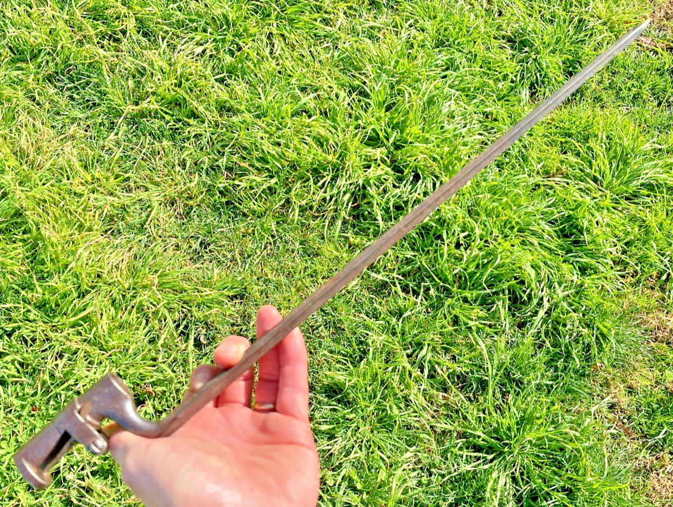 Antique US Civil War Austrian Import Socket Bayonet