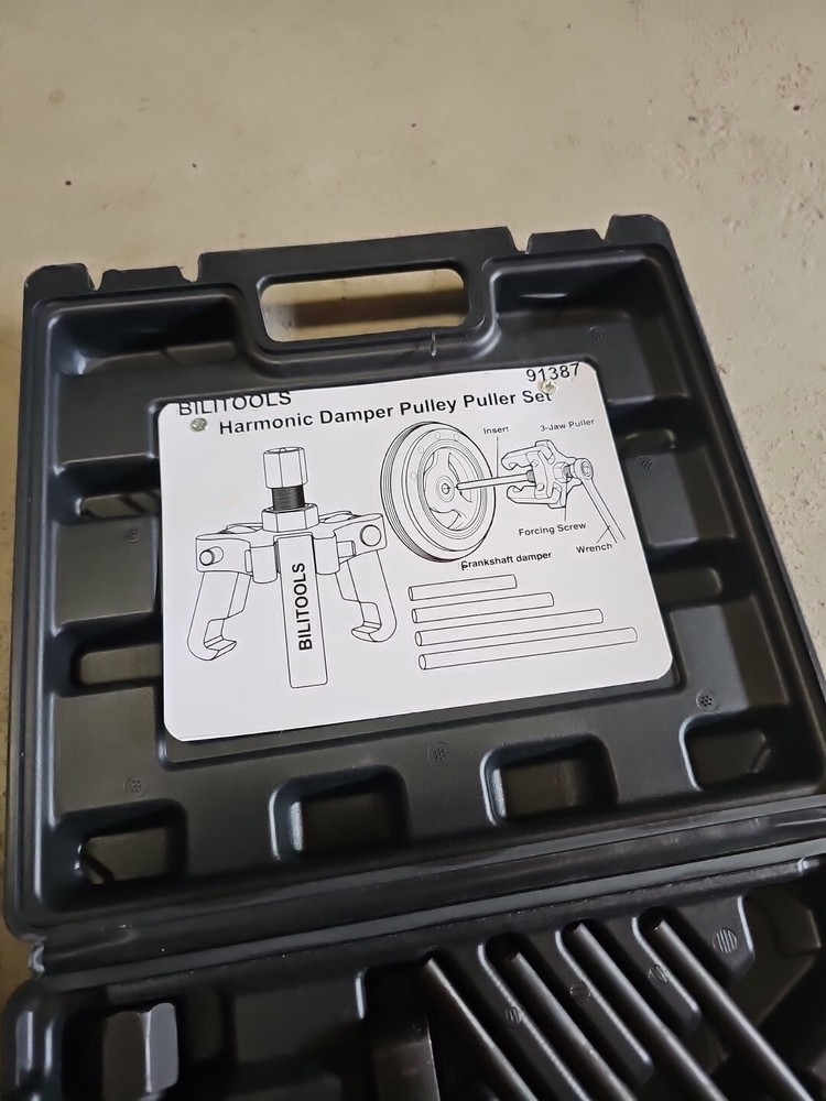 BILITOOLS Harmonic Balancer Puller Tool 91387 Adjustable 3-Jaw Puller
