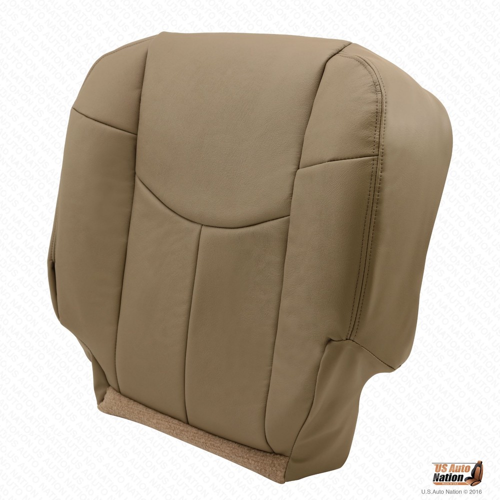 2002 Chevy Avalanche 1500 *Driver Side Bottom Replacement Leather Seat Cover TAN