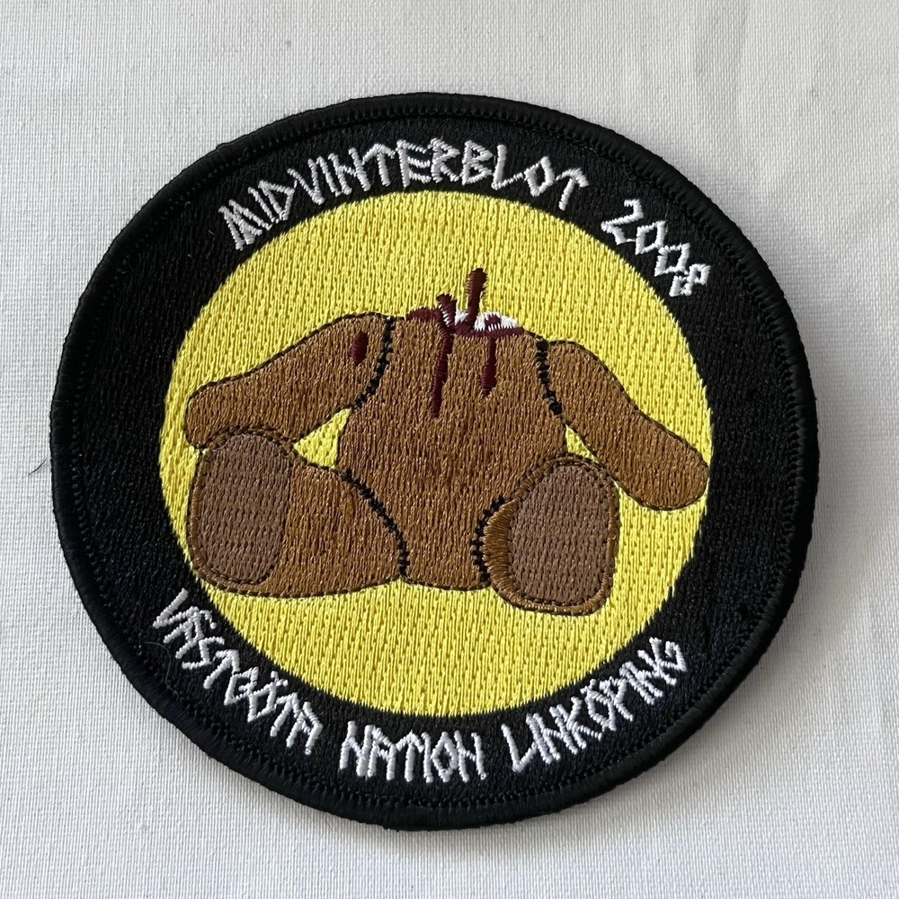 Midvinterblot 2008 Patch  - 4 x 4 inches - Linköping University