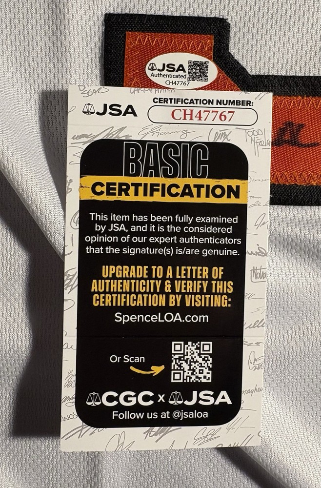 Baltimore Orioles, Gregg Olsen, Signed Custom Jersey, JSA Authentication