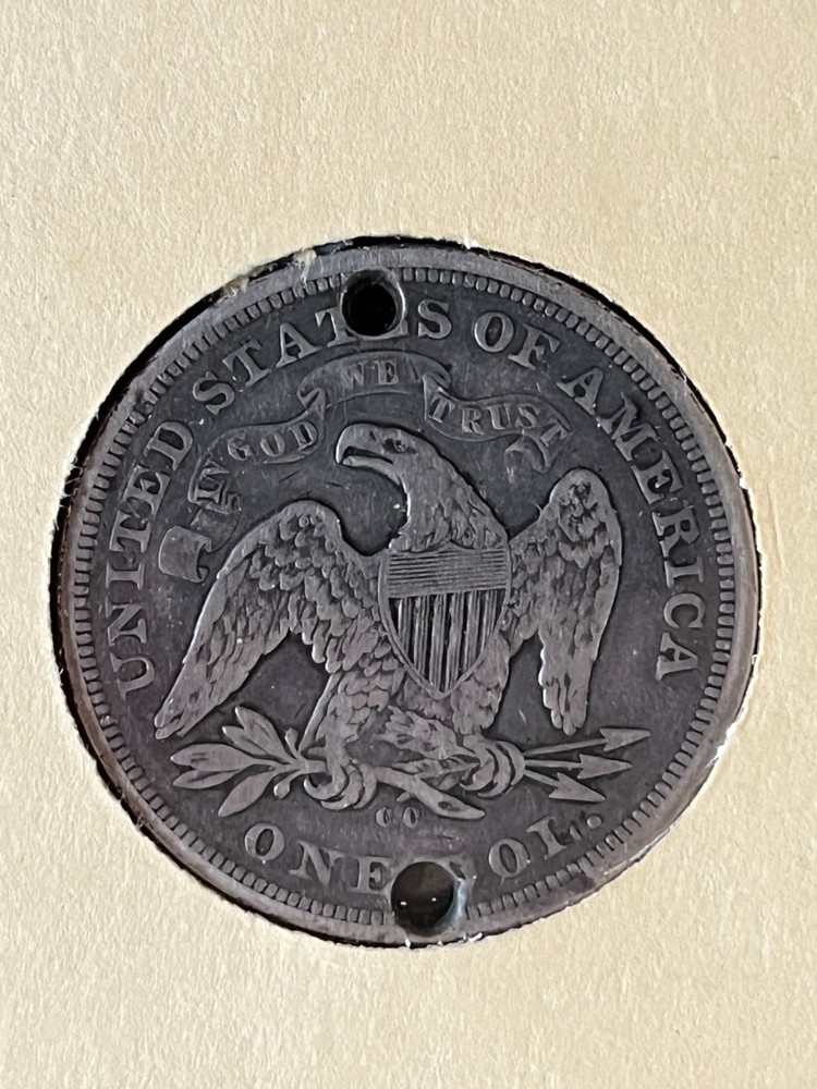1872-CC Seated Dollar