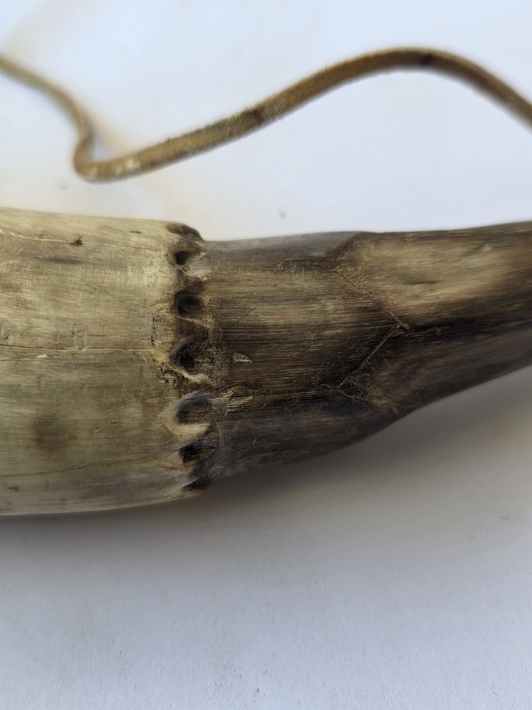 2-Antique Powder Horn