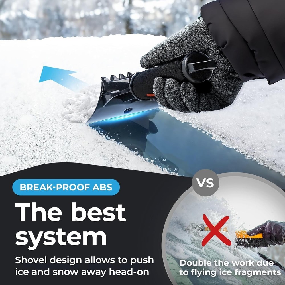 Lightweight & Efficient Car Windshield Scraper - Winner 2026 Certified