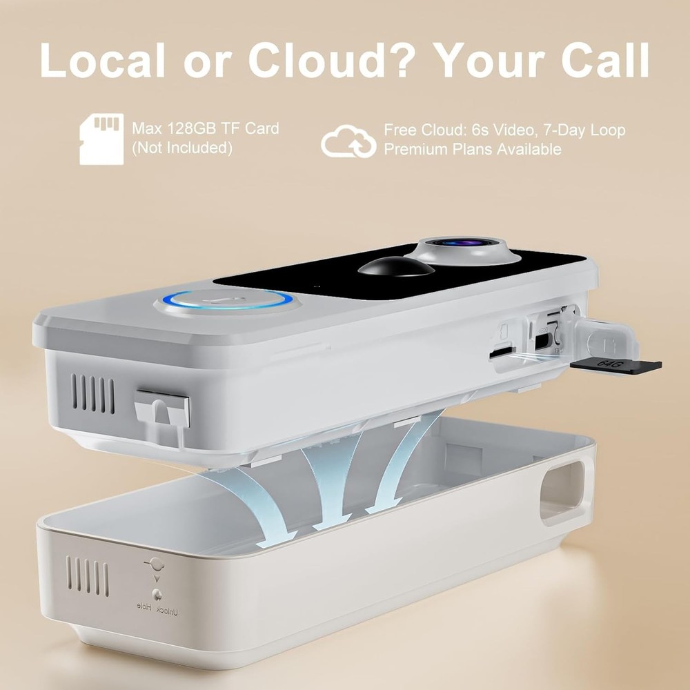 180° Wide View Wireless Doorbell Camera