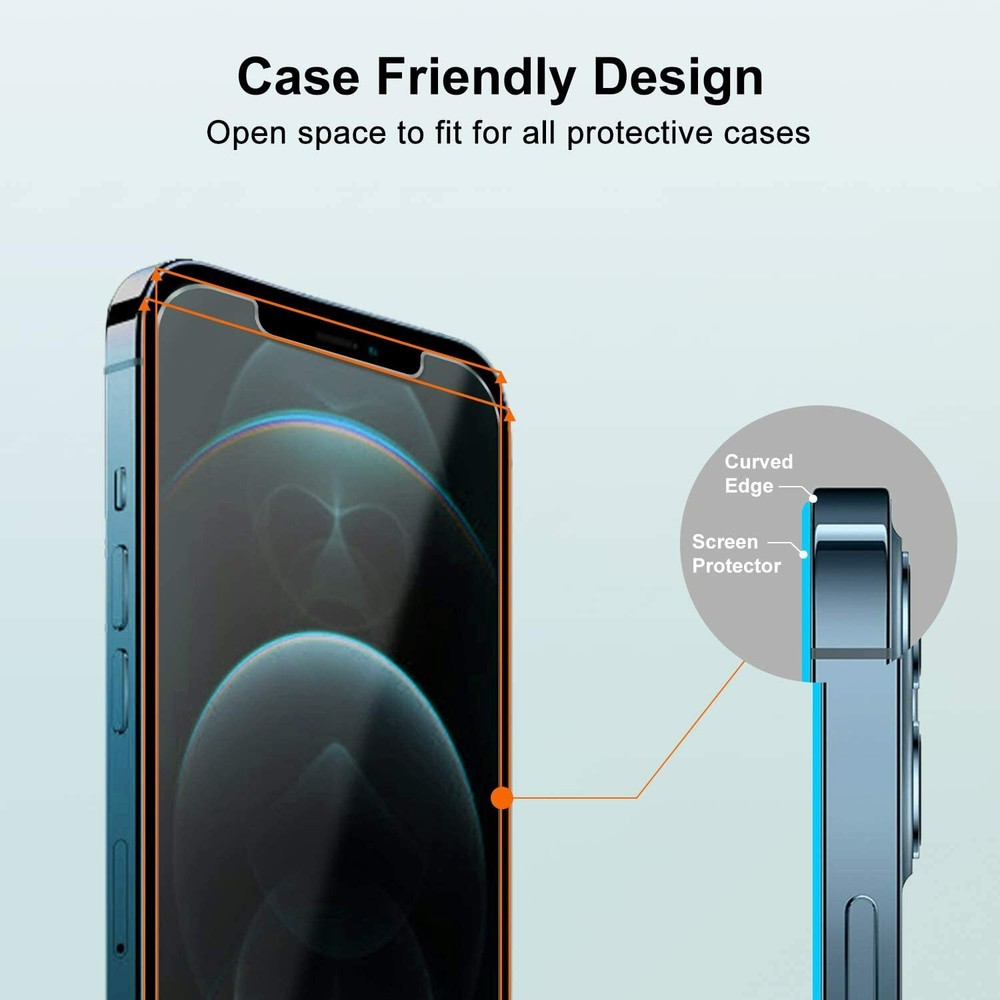 Front+Back Full Body Tempered Glass Screen Protector for iPhone 12 Pro Max Mini
