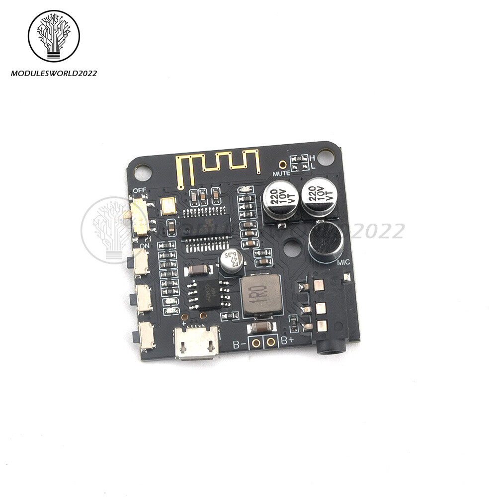 Bluetooth 5.0 MP3 Lossless Decoder Board Amplifier Module Audio Receiver Board