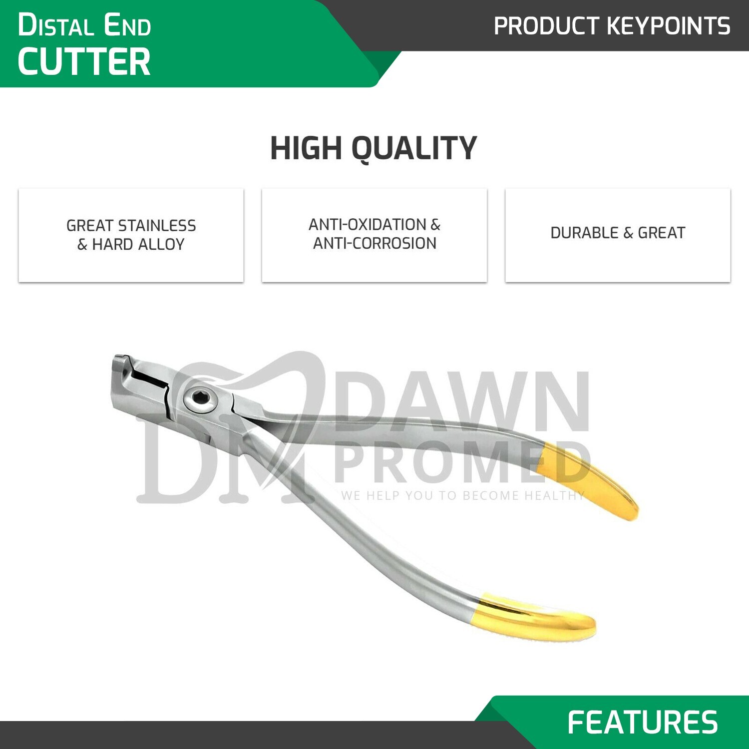 TC Distal End Cutter Plier Hold & Cut Soft and Hard Wire Orthodontic Instruments