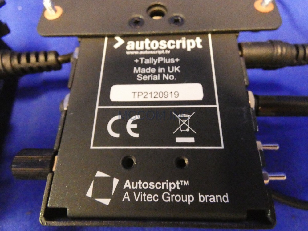 Autoscript TallyPlus Camera Number & Tally Display Qty 2 for ELP15 Plus Prompter