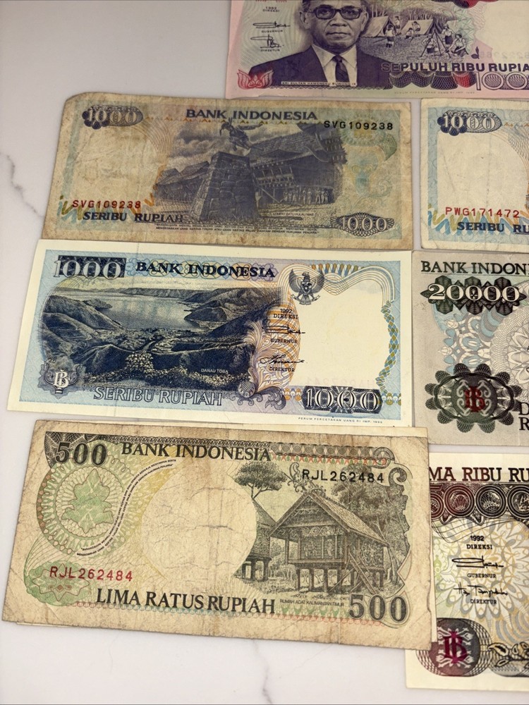 Indonesia 7 Banknotes