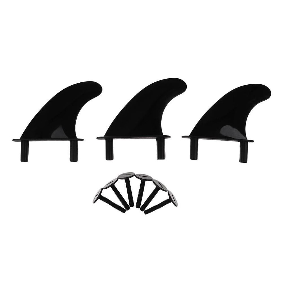 3pcs Universal Single Fin - 4.5\'\' Surfboard Package