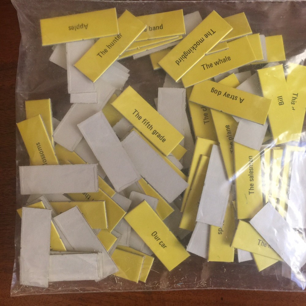 WCA SUPER SENTENCE Board Game - super fun creative learning. HomeSchool or Class