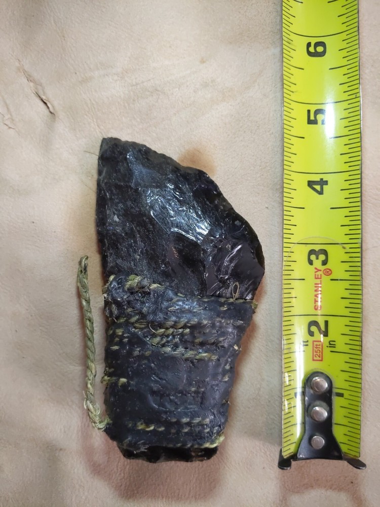 flint knapped Stone Primitive Knife Native American