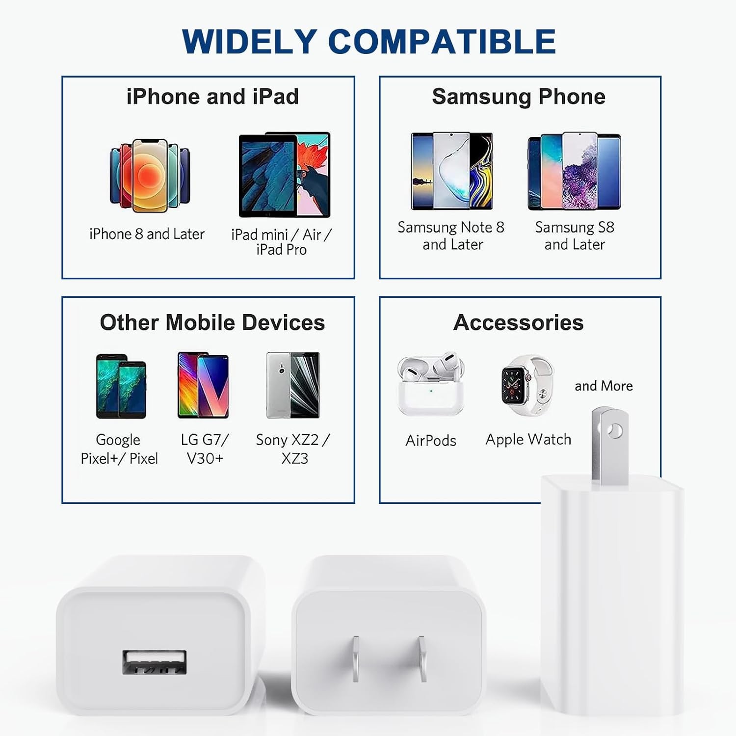 Universal 5V 1A US Plug USB AC Wall Charger Power Adapter For Smart Phone Lot