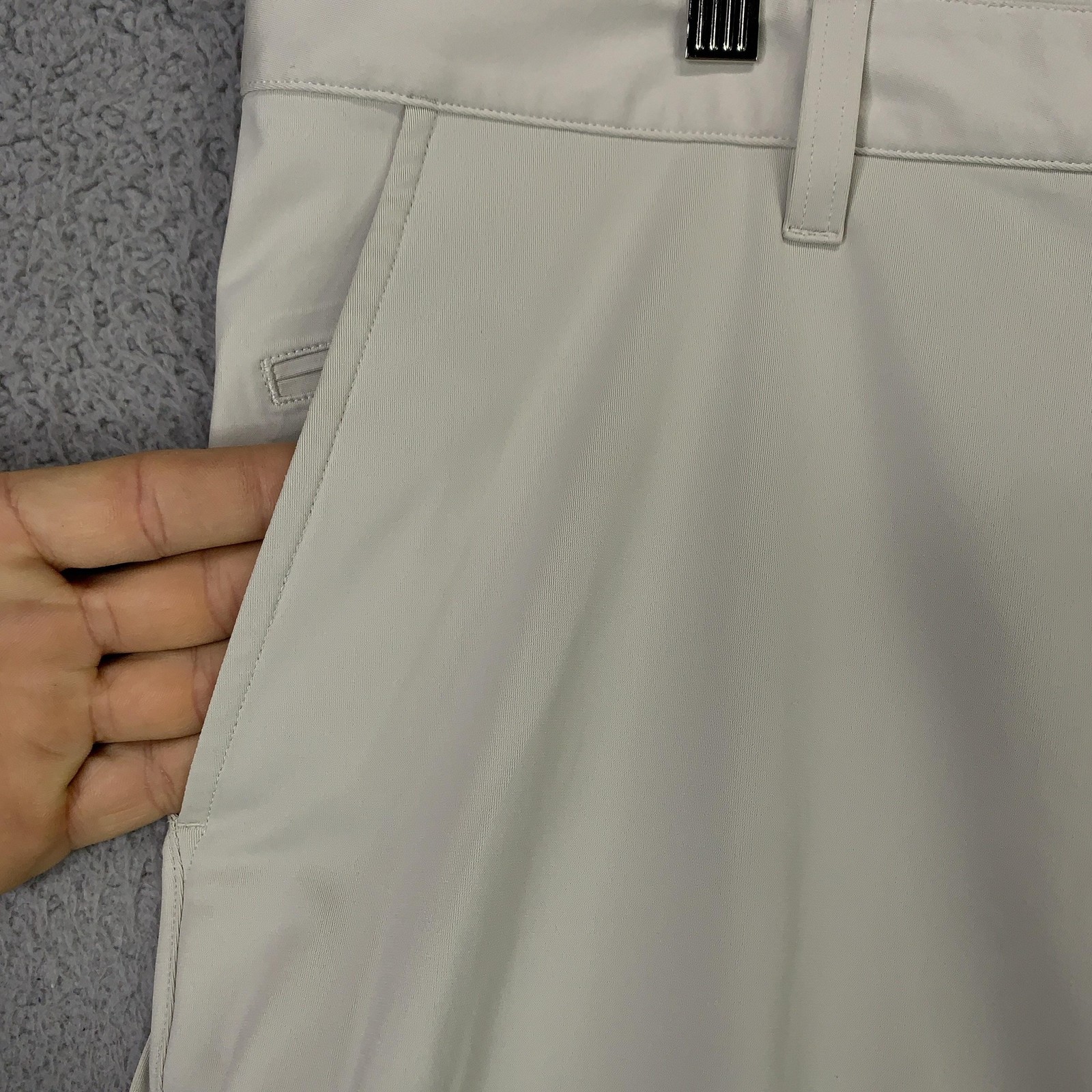 Rhone Pants Mens 40x33 Beige Commuter Tech Travel Stretch Golf Performance