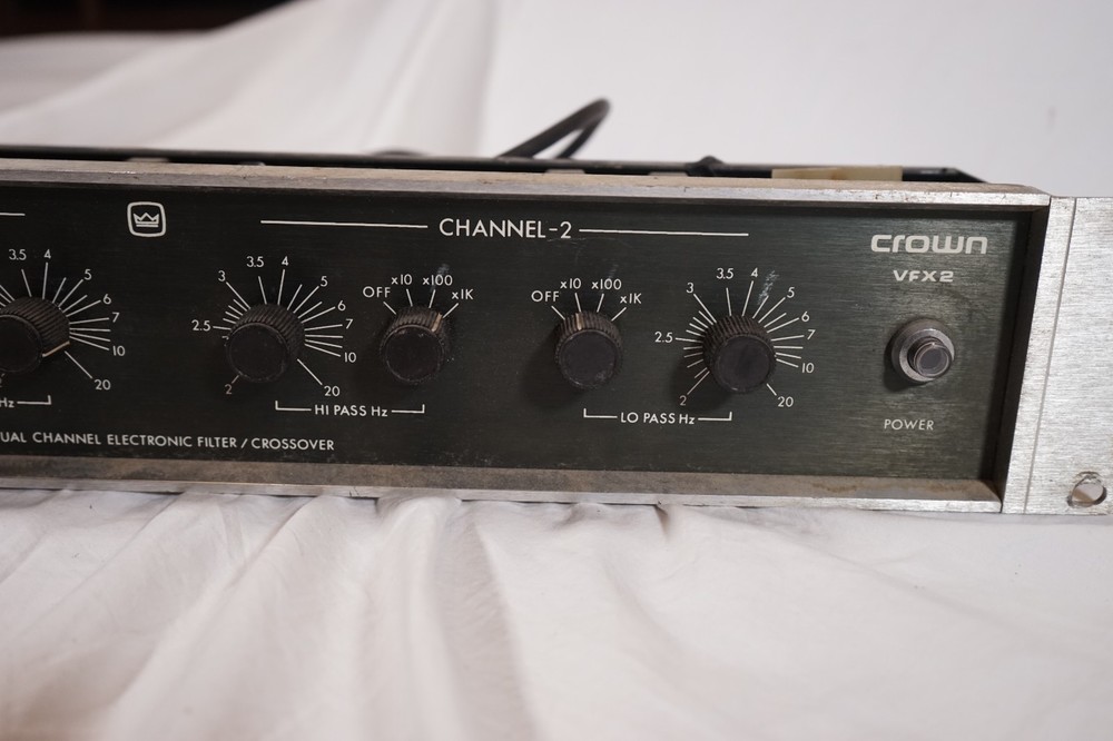 Crown VFX-2 Dual Channel Filter Cross-Over Untested