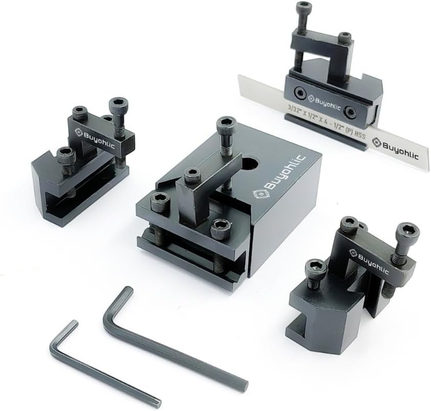Quick Change Tool Post Set for CJ18A Series C2/C3 Mini Bench Lathe Machine