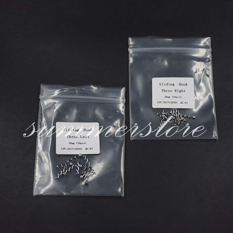 Dental Left & Right For Choose Spiral Crimpable Multi-function Long Three Hooks