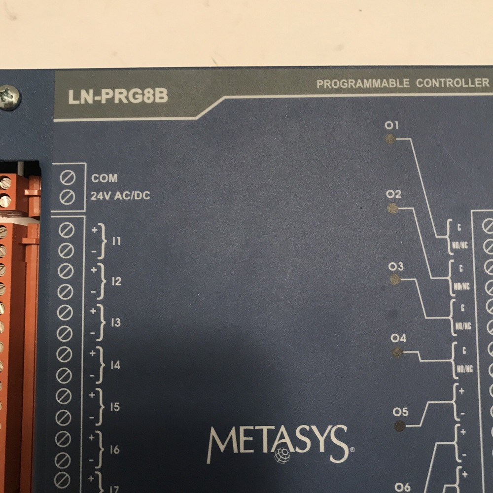 Johnson Controls Metasys LN Series Programmable Controller LN-PRG8B-0