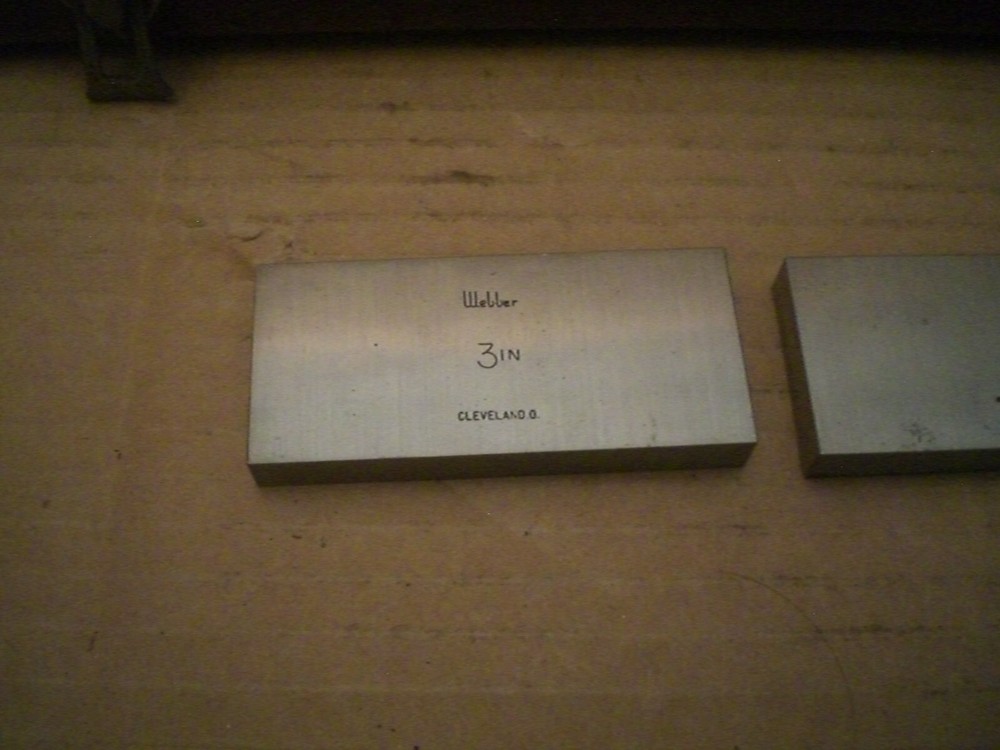 Weber Precision Gage Block Set