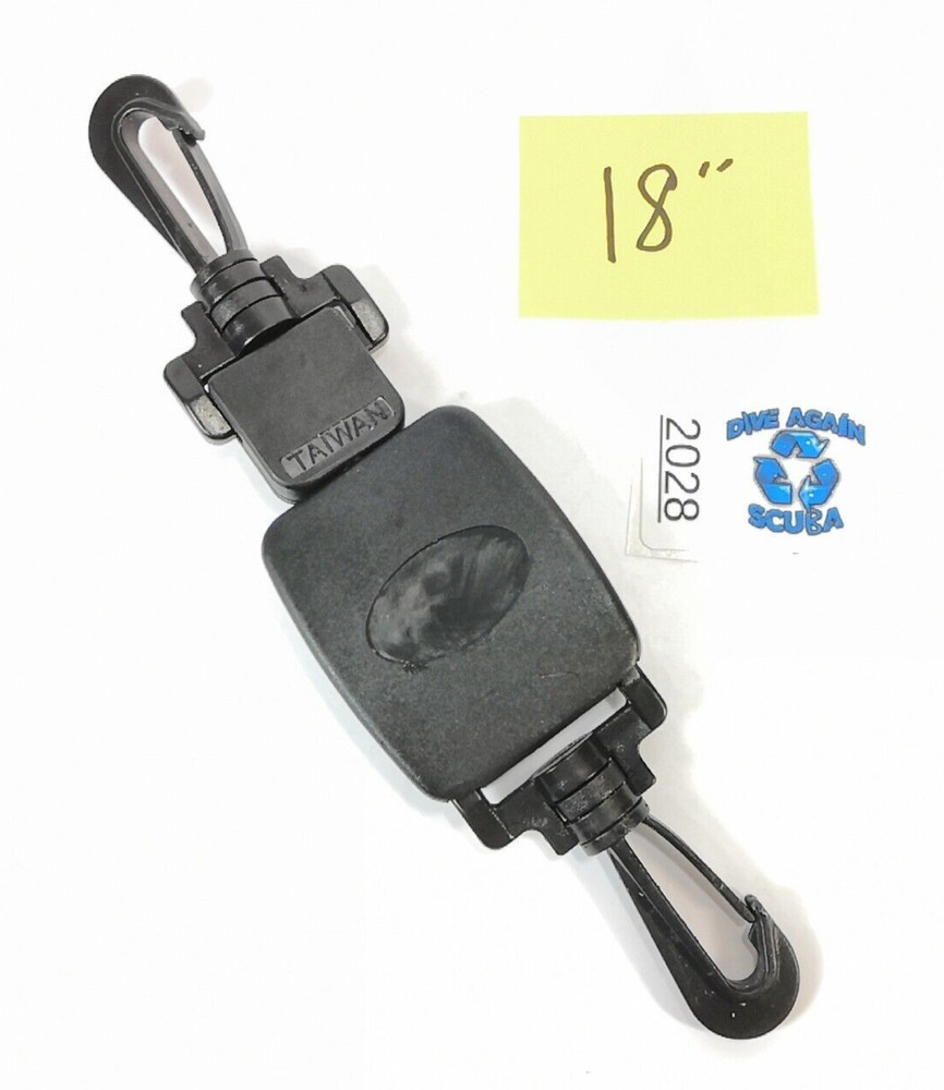 Aeris Underwater Scuba 18" Retractor Dive Regulator Console Computer       #2028