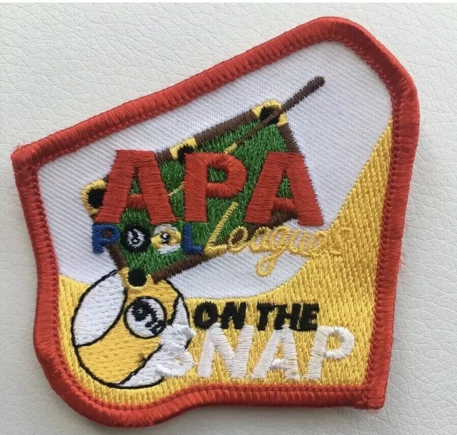 APA Pool Leagues 9 ON THE SNAP Patch  - C23