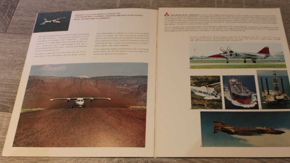 Mitsubishi MU-2K BROCHURE