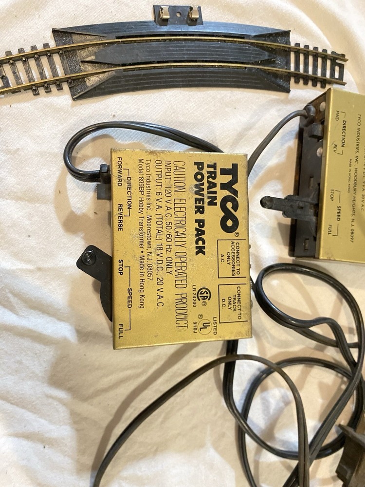 Tyco Trains HO-Scale Model Train Power Pack Transformer Controllers